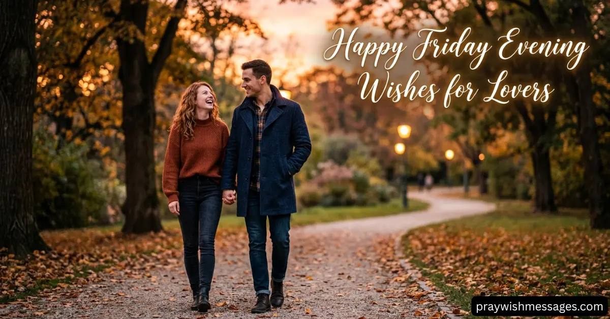 Happy Friday Evening Wishes for Lovers