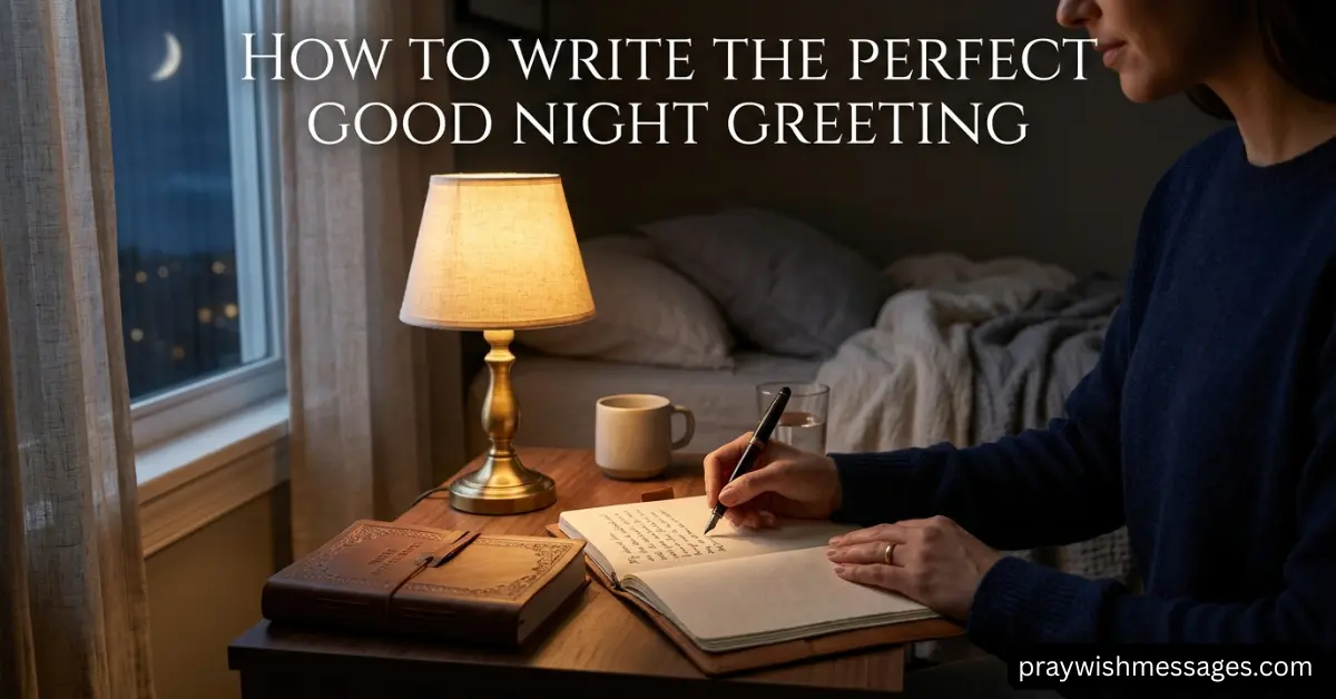 How to Write the Perfect Good Night Greeting