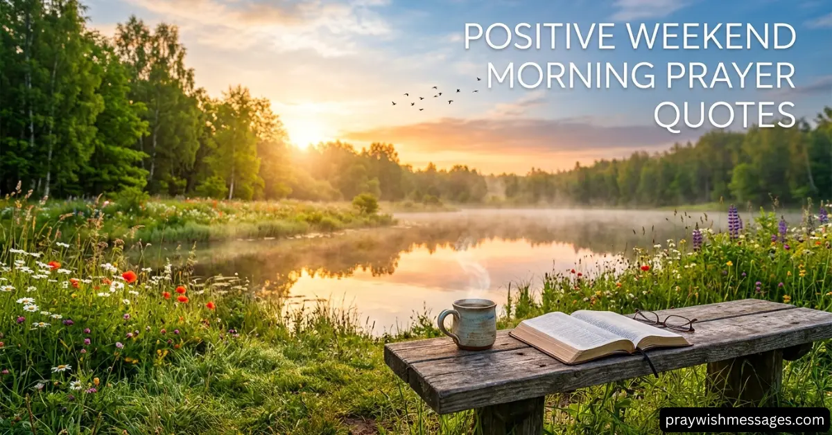 Positive Weekend Morning Prayer Quotes