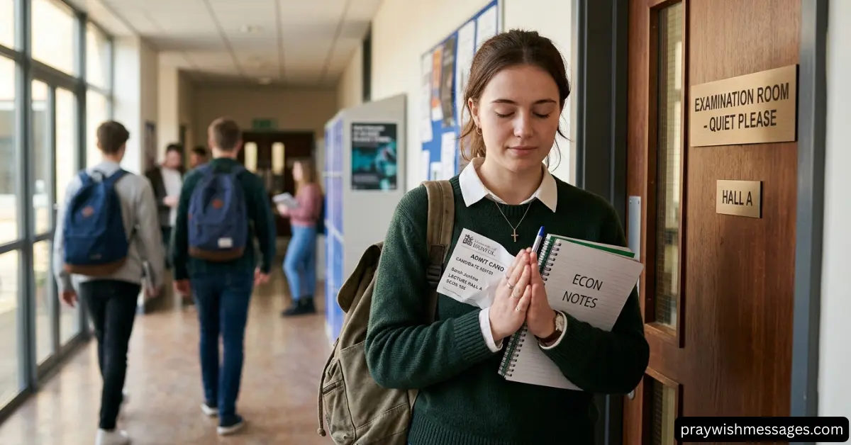 Prayer Before Entering the Examination Room