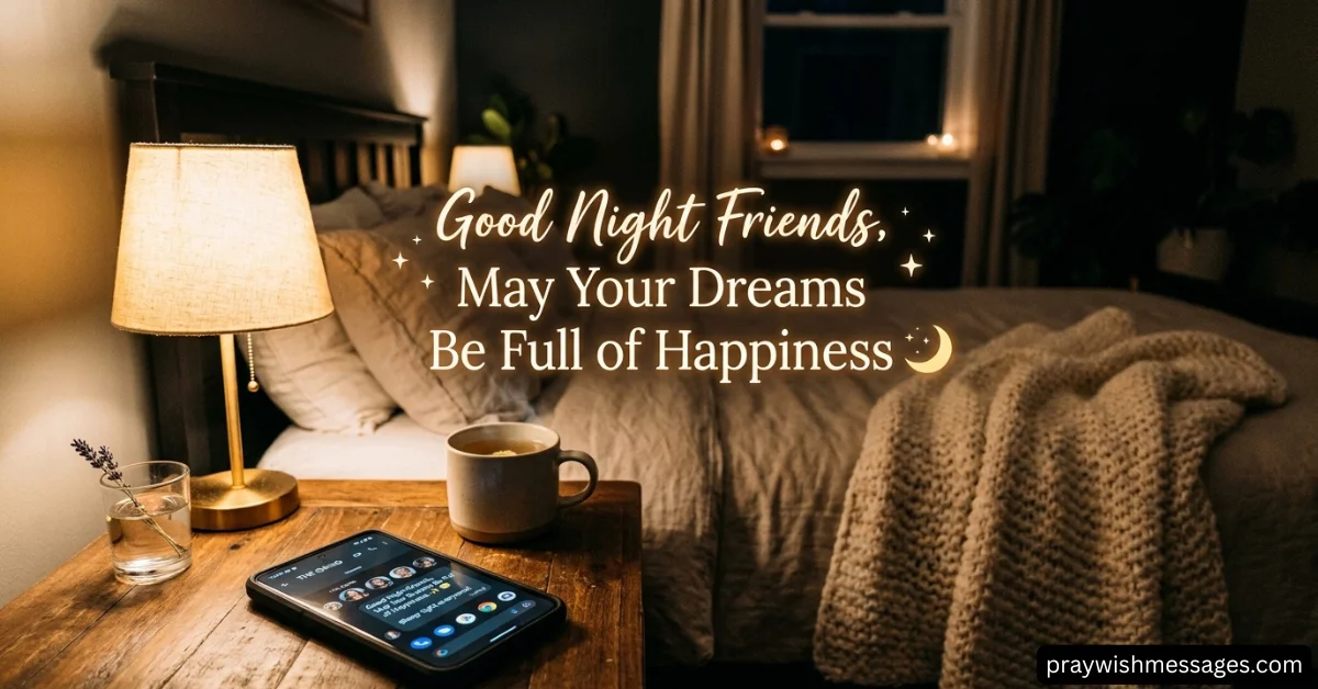 Short Good Night Messages for Friends
